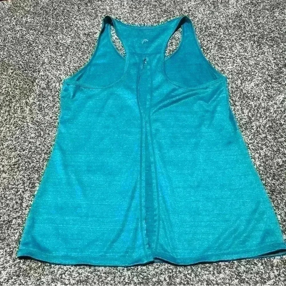 HEAD Tennis Tank Top Womens Size S Ladies Court Scoop Neck Open Back Turquoise - Picture 6 of 7